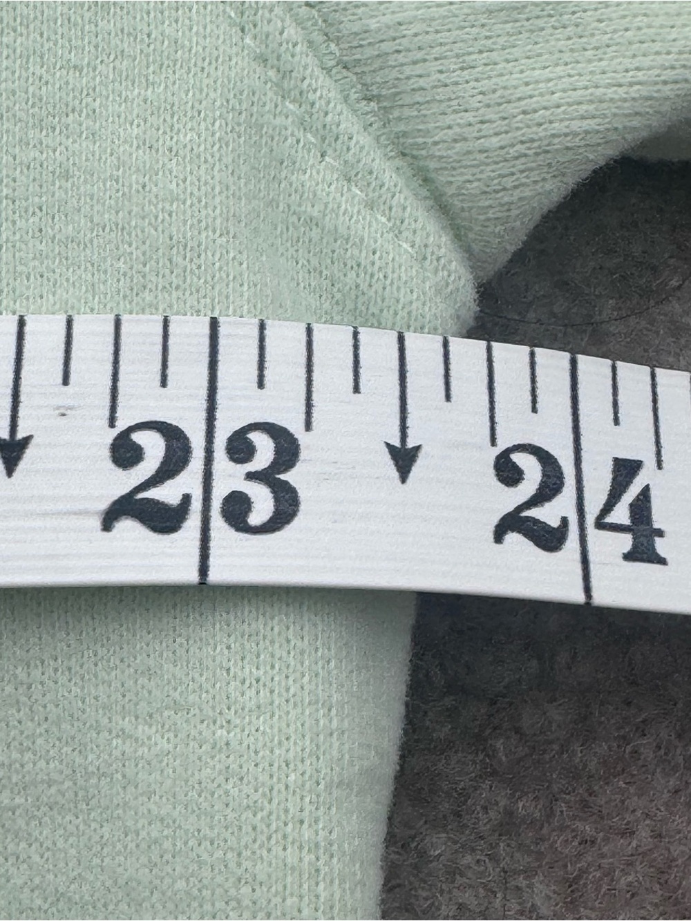 Anthropologie KULE Oversized 70s LOVE Mint Green Comfy Soft Sweatshirt Size Med - Picture 8 of 11